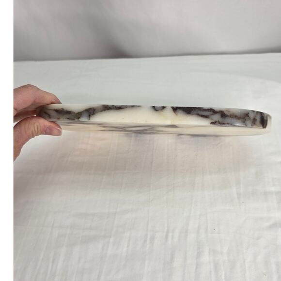 Viola Marble Small Jewelry Soap Makeup Tray Holder Organizer Bathroom Holder - Picture 2 of 10